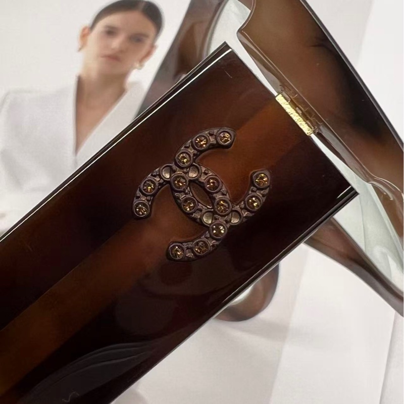 Chanel 豹紋雷朋眼鏡-2