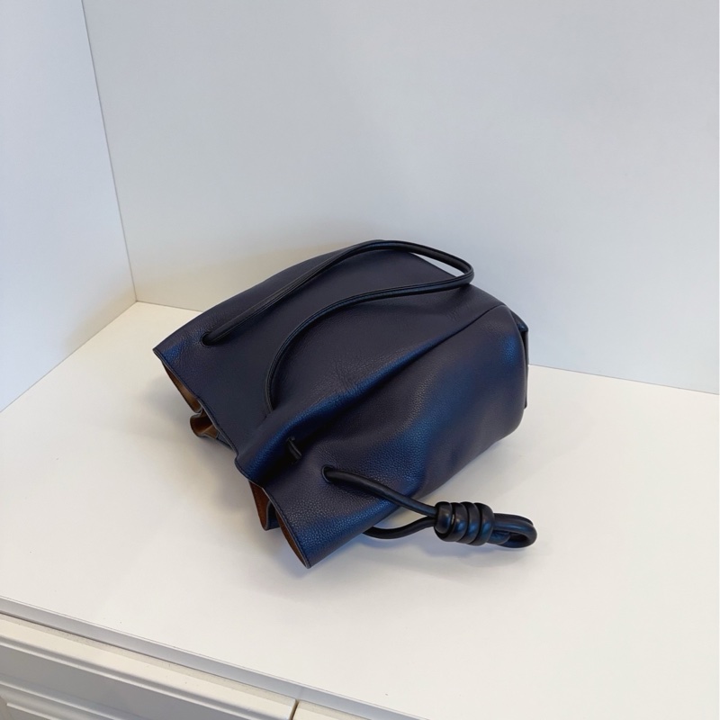 ✨Loewe羅意威｜Flamenco Knot抽繩福袋包｜98新-8