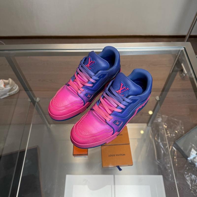Louis Vuitton路易威登 TRAINER 紫粉漸變 41碼-0