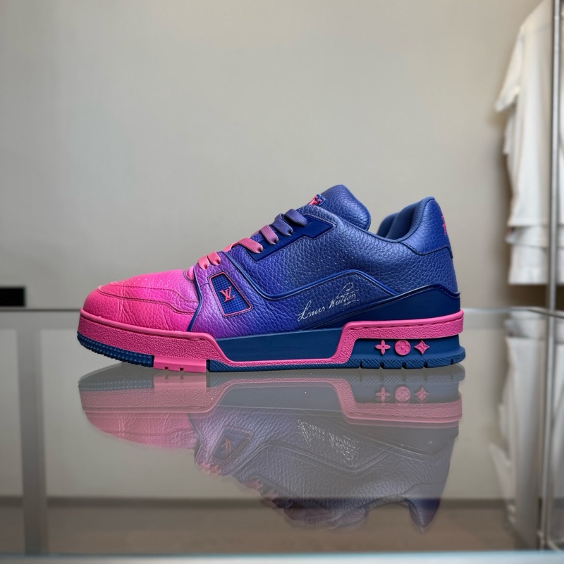 Louis Vuitton路易威登 TRAINER 紫粉漸變 41碼-2