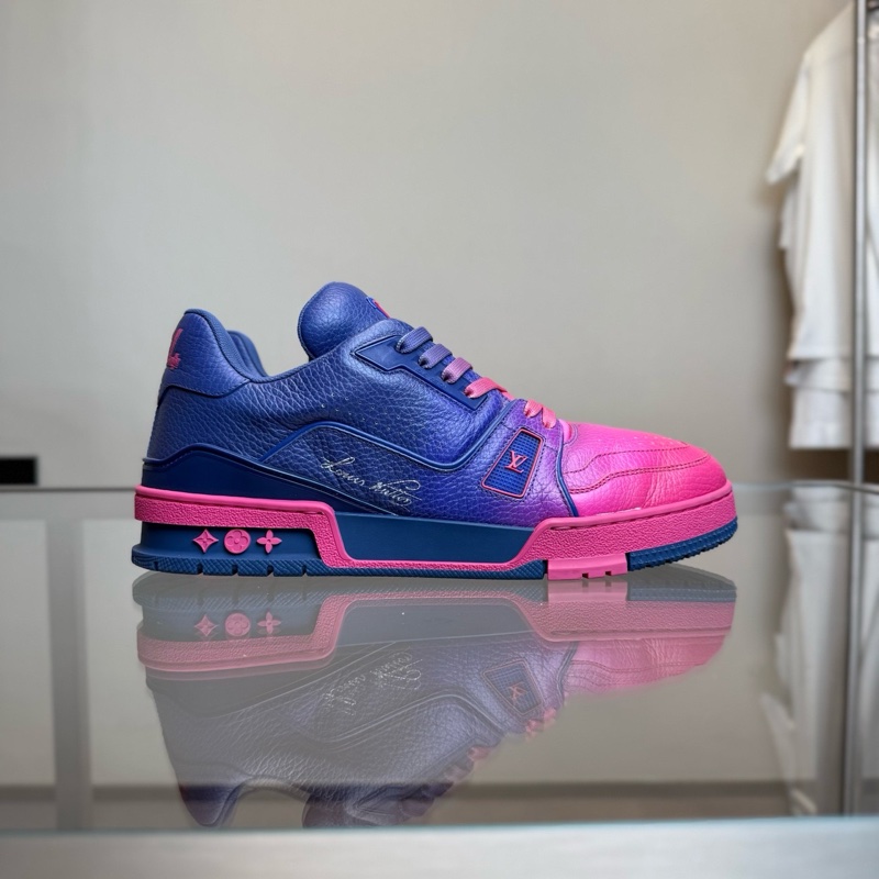 Louis Vuitton路易威登 TRAINER 紫粉漸變 41碼-9