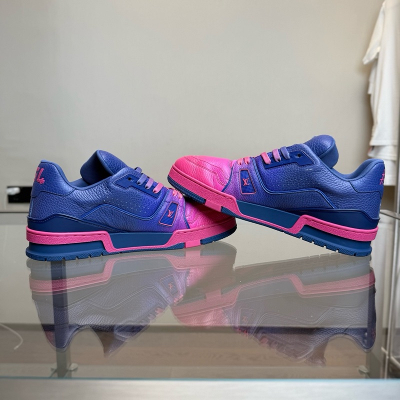 Louis Vuitton路易威登 TRAINER 紫粉漸變 41碼-11