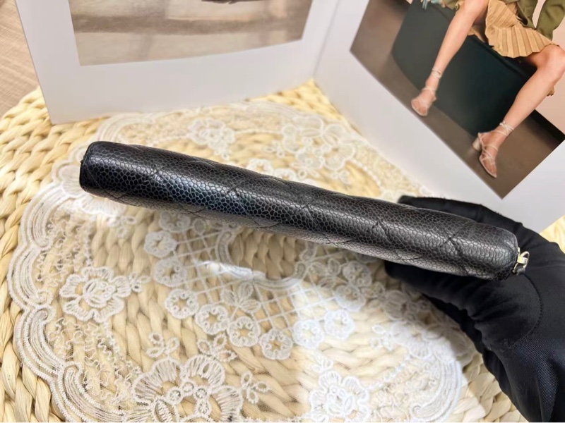 Chanel 荔枝牛皮長夾-8