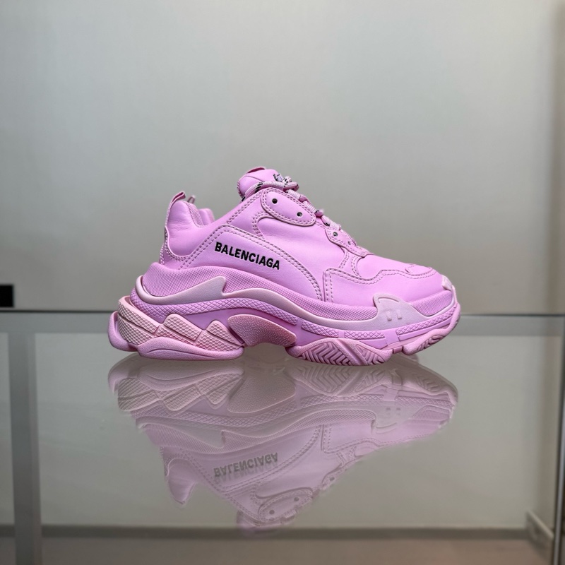 巴黎世家Balenciaga Triples 粉色老爹鞋 35碼-1
