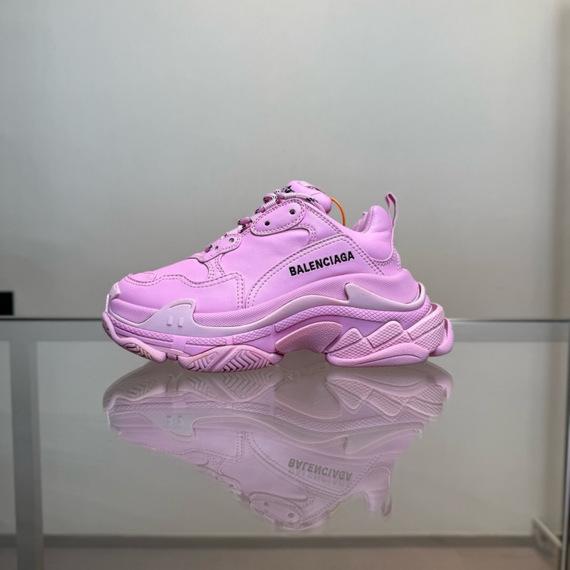 巴黎世家Balenciaga Triples 粉色老爹鞋 35碼-2