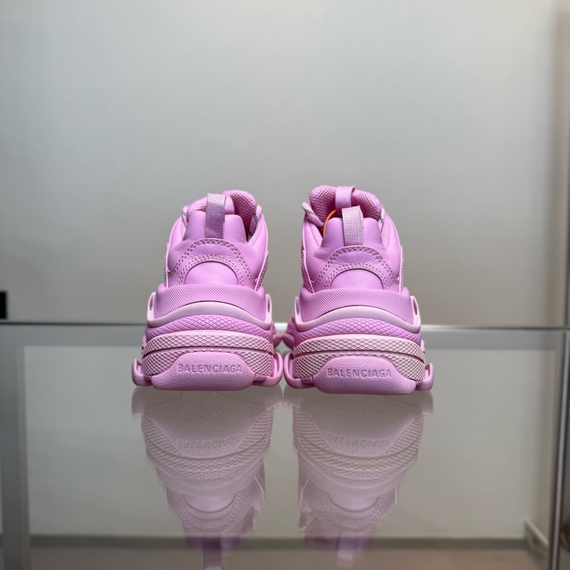 巴黎世家Balenciaga Triples 粉色老爹鞋 35碼-4