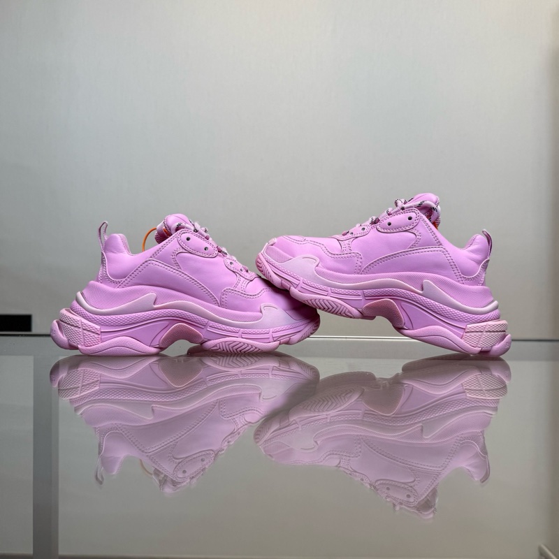 巴黎世家Balenciaga Triples 粉色老爹鞋 35碼-11
