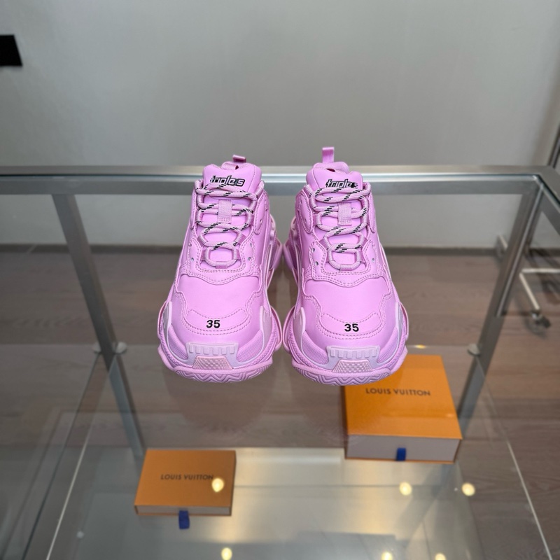 巴黎世家Balenciaga Triples 粉色老爹鞋 35碼-13