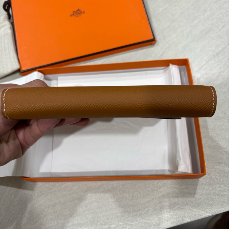 (全新)Hermes愛馬仕斜背包,Epsom牛皮、Clic16銀扣-7
