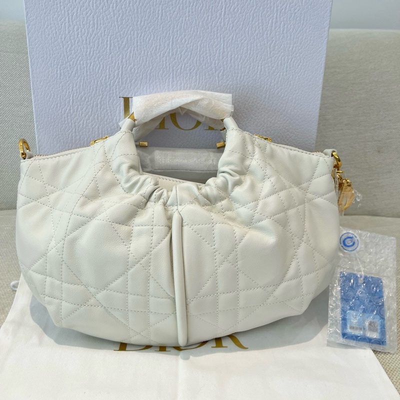 ❤️全新迪奧/DIOR MEDIUM DIOR CLOUD手袋雲朵包 手提包 斜挎包 金扣❤️正品-1