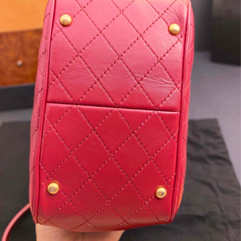 香奈兒Chanel紅金埃及水桶mini單肩包小水桶-4