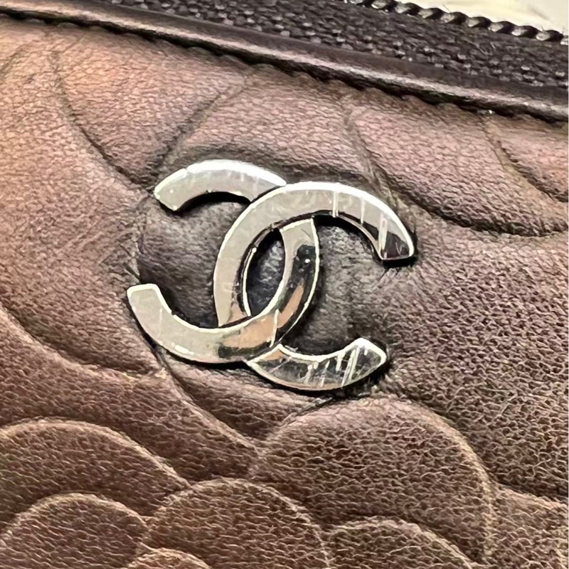 Chanel 絕版山茶花長夾-2