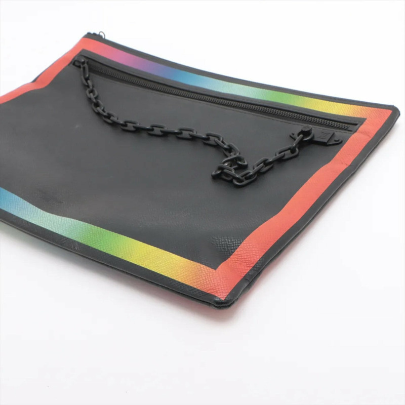 路易威登 Taiga Rainbow Pochette M30347 第二隻包 手拿包 男士-2