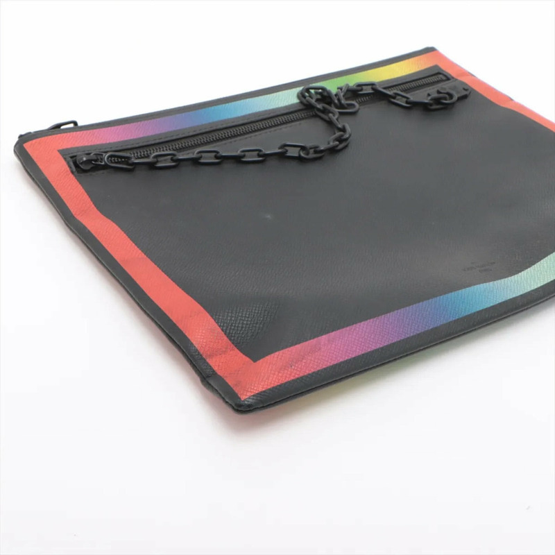 路易威登 Taiga Rainbow Pochette M30347 第二隻包 手拿包 男士-3