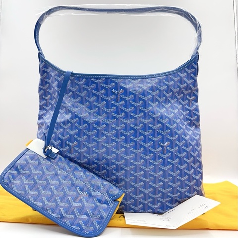 閒置新🆕Goyard/戈雅hobo子母包單肩包 蓝色 銀扣💙正品