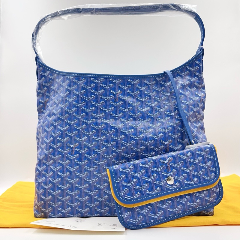 閒置新🆕Goyard/戈雅hobo子母包單肩包 蓝色 銀扣💙正品-1