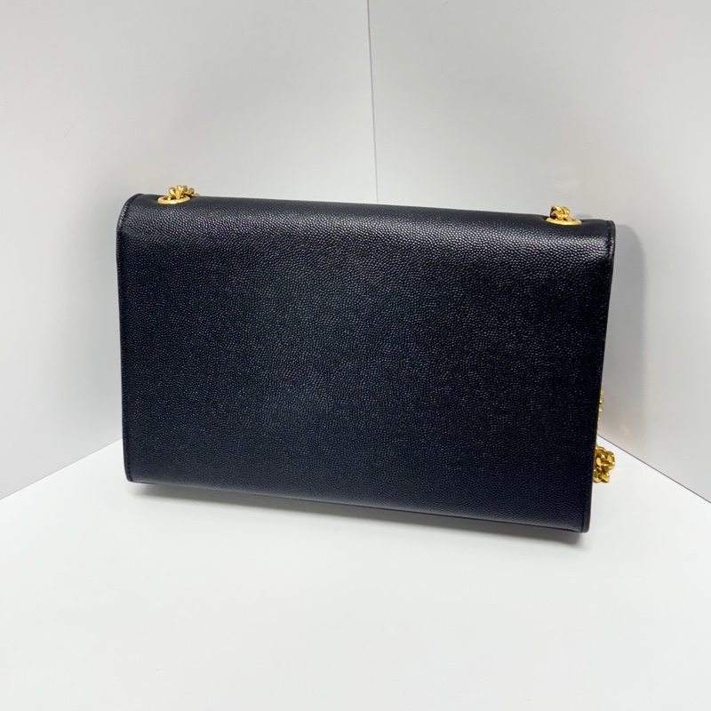 【極新🎁】 YSL KATE 聖羅蘭 黑金肩背包 專櫃最新款 (專櫃73,700)-2