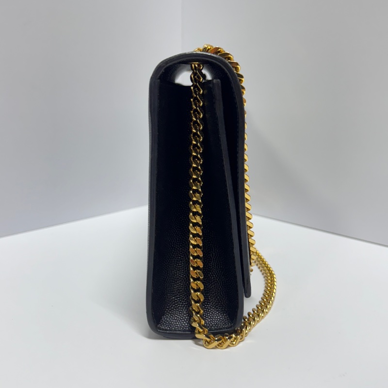 【極新🎁】 YSL KATE 聖羅蘭 黑金肩背包 專櫃最新款 (專櫃73,700)-3