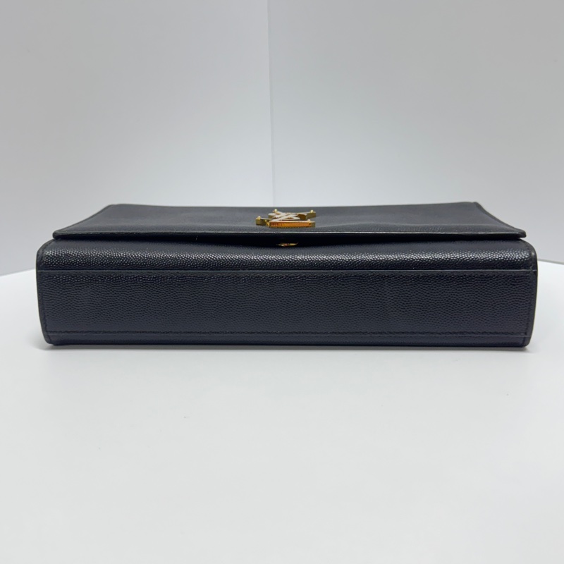 【極新🎁】 YSL KATE 聖羅蘭 黑金肩背包 專櫃最新款 (專櫃73,700)-5