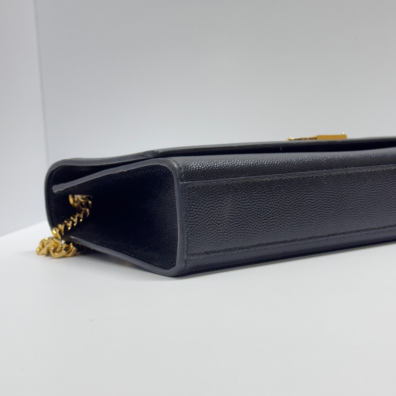【極新🎁】 YSL KATE 聖羅蘭 黑金肩背包 專櫃最新款 (專櫃73,700)-7