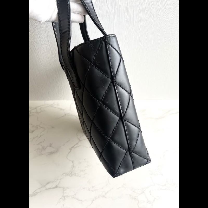 【LA LUNE】絕版古董包 Chanel Vivian 黑金色托特包 側背包 單肩包 中古-2