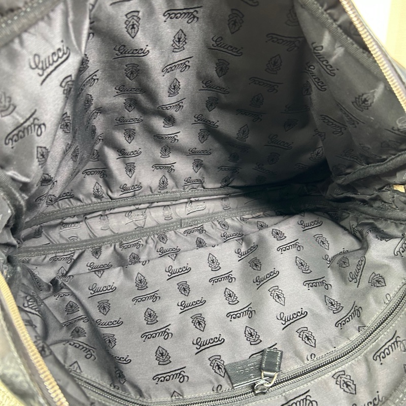 古馳Gucci黑色壓紋公文包-6
