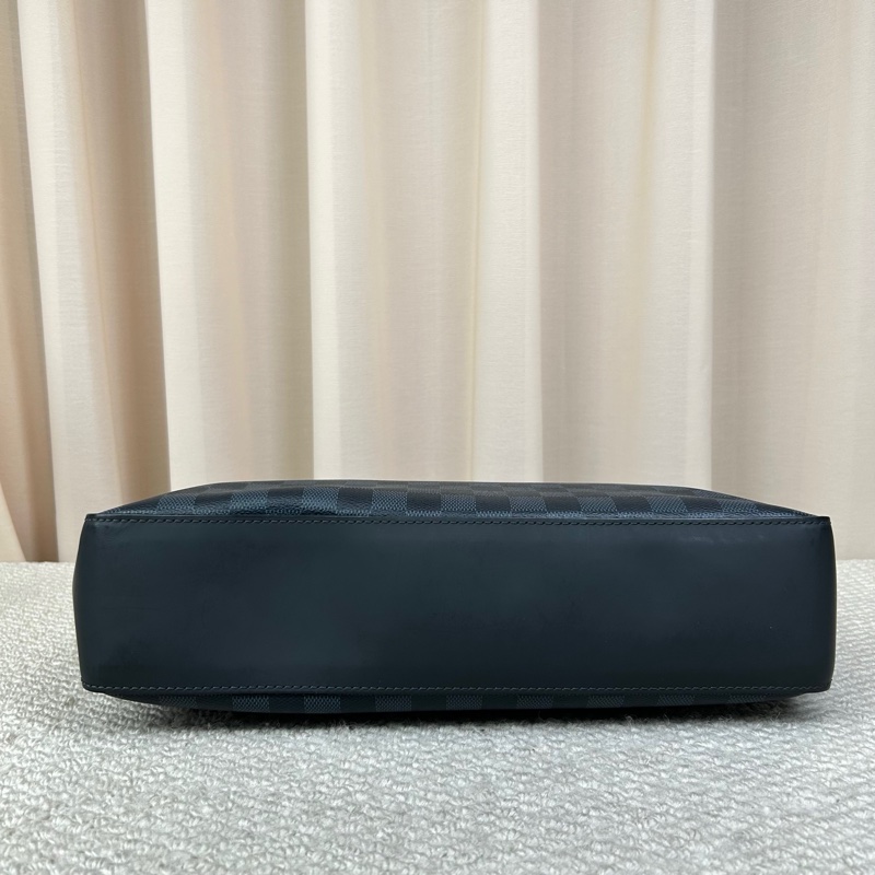 LV路易威登Greenwish藍色棋盤格公文包 98新-4