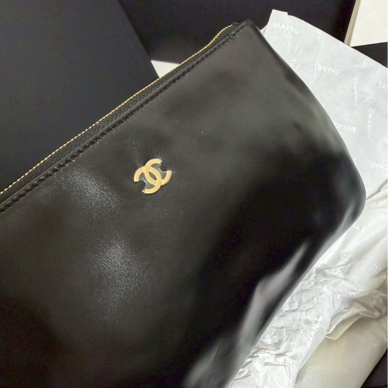 Chanel 香奈兒 經典22bag /肩背包/黑金款/小號/晶片款/全新全配-3