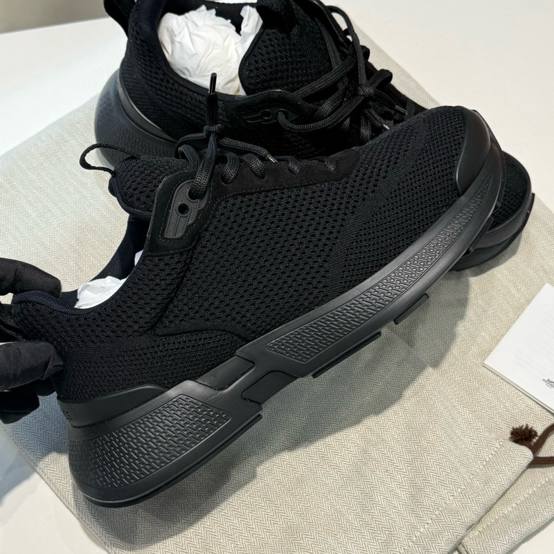 全新Hermès 愛馬仕 Heros 運動鞋 黑色 41碼  配件塵袋鞋帶-1