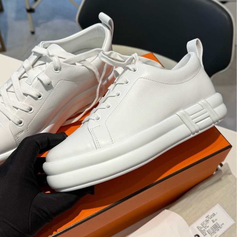 全新 Hermès 愛馬仕happy小白鞋 36碼 盒子塵袋鞋-1