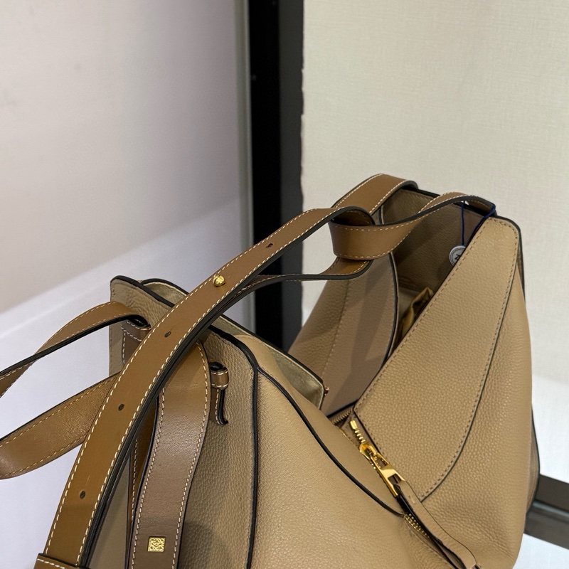 Loewe羅意威 Hammock吊床包 大象灰 沙色 有個內膽。-1