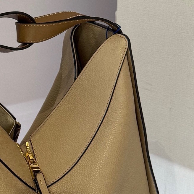 Loewe羅意威 Hammock吊床包 大象灰 沙色 有個內膽。-3
