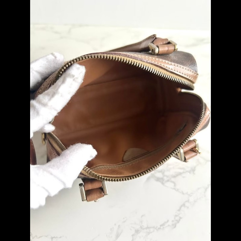 【LA LUNE】中古包 Celine迷你老花波士頓小包 斜背包 側背包 單肩包 二手包-5