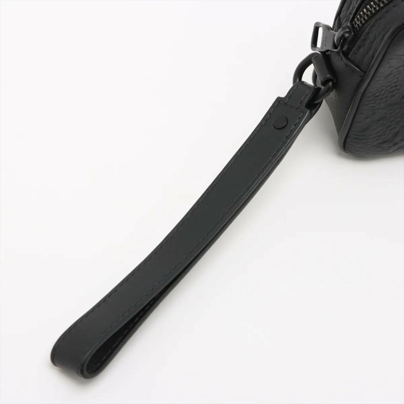路易威登男士RFID防護Taurillon Monogram Pochette Volga M55703皮革手拿包-8
