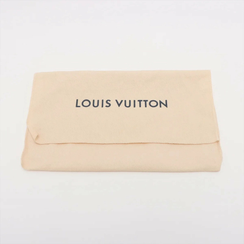 路易威登男士RFID防護Taurillon Monogram Pochette Volga M55703皮革手拿包-9
