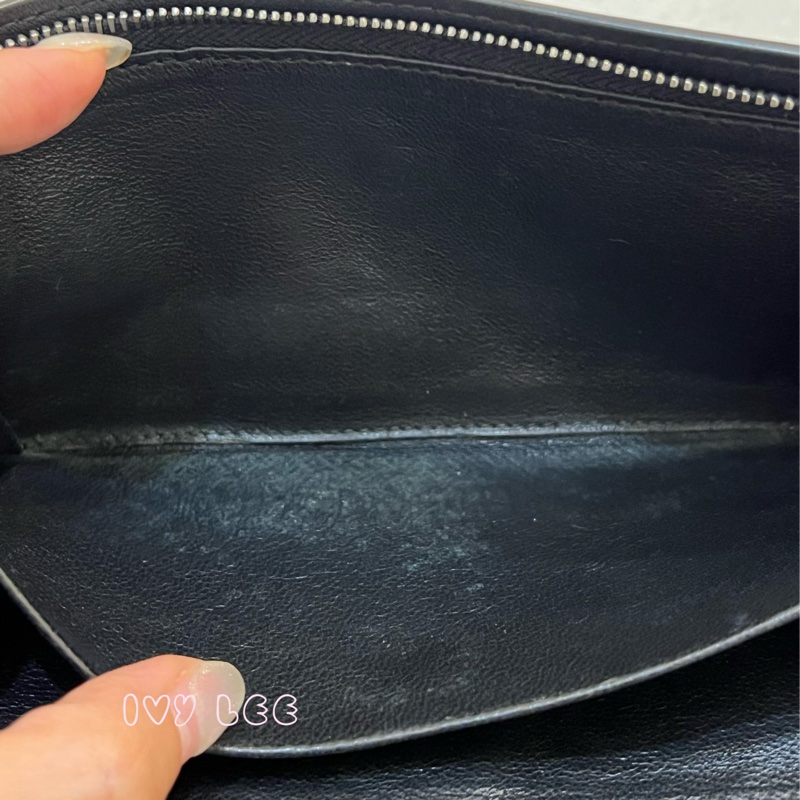 BOTTEGA VENETA 黑色 經典 編織長夾 正品 二手精品-9