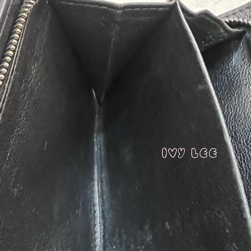 BOTTEGA VENETA 黑色 經典 編織長夾 正品 二手精品-10