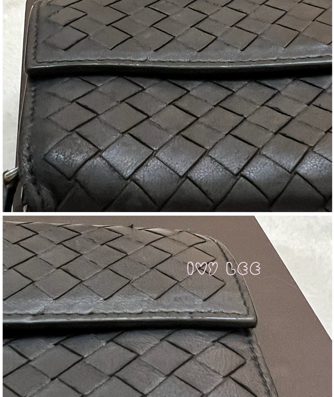 BOTTEGA VENETA 黑色 經典 編織長夾 正品 二手精品-12