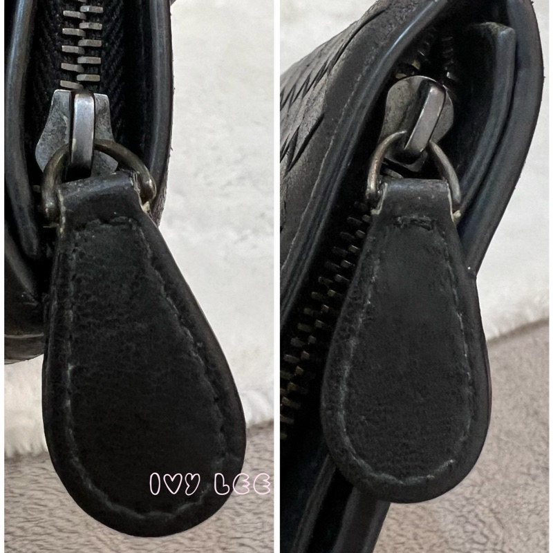 BOTTEGA VENETA 黑色 經典 編織長夾 正品 二手精品-19