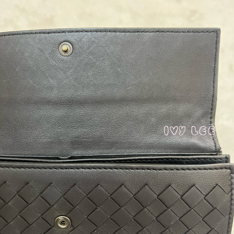 BOTTEGA VENETA 黑色 經典 編織長夾 正品 二手精品-24