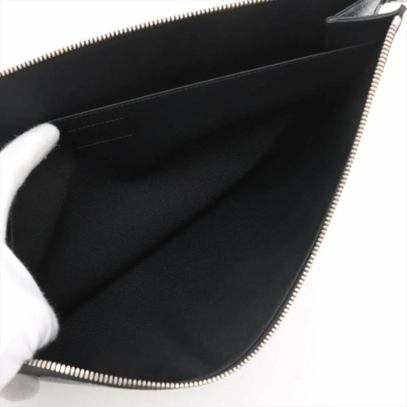 全新未使用路易威登迷彩 Pochette Jour GM M61751 皮革男士手拿包-5