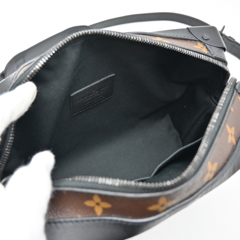 路易威登 Solar Ray Soft Trunk 男女單肩包 M44478(已停產)Monogram Marron 黑色-5