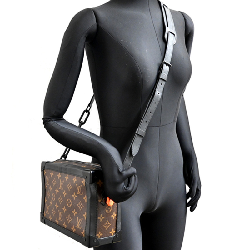 路易威登 Solar Ray Soft Trunk 男女單肩包 M44478(已停產)Monogram Marron 黑色-8