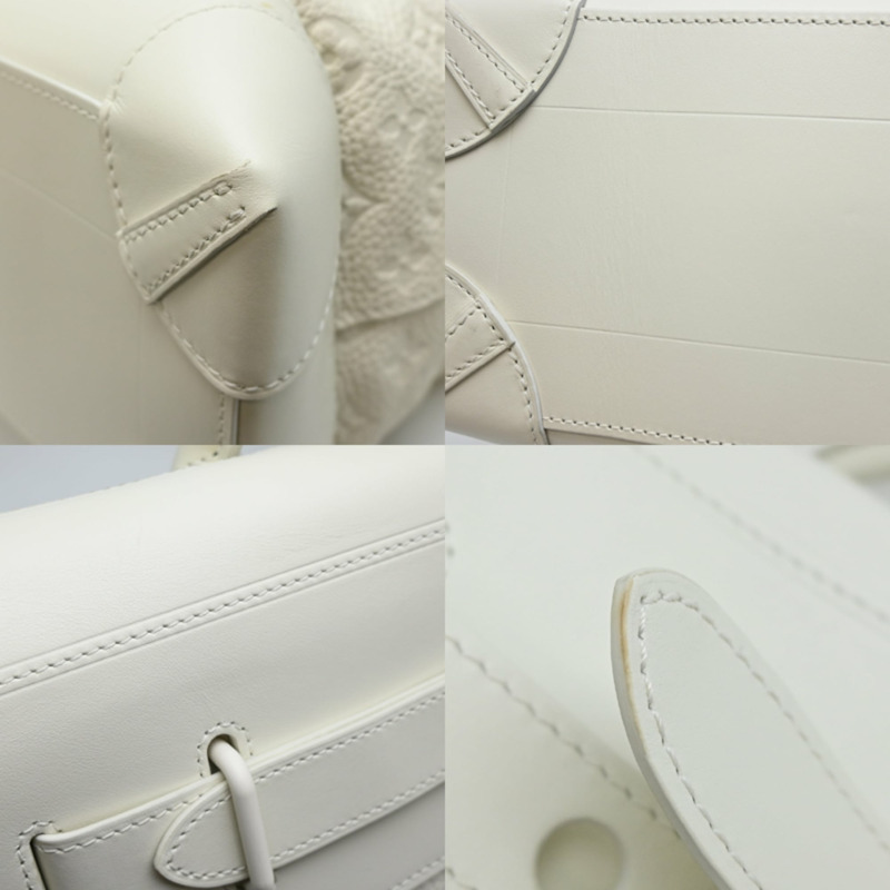 路易威登 Steamer PM 男女單肩包 M53279(已停產)Monogram Empreinte Blanc(白色)-6