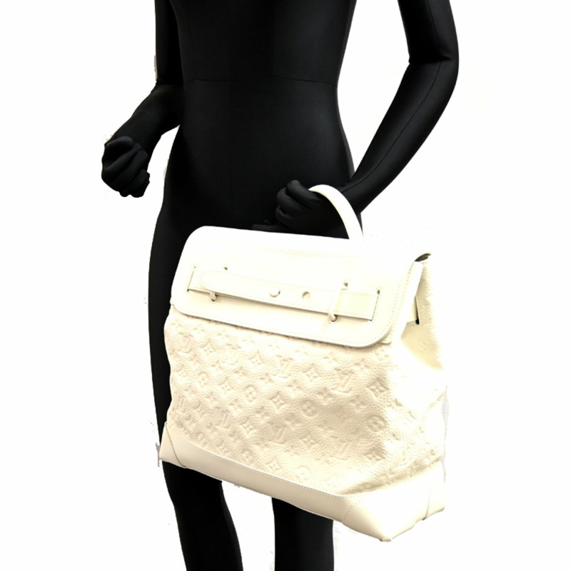 路易威登 Steamer PM 男女單肩包 M53279(已停產)Monogram Empreinte Blanc(白色)-8