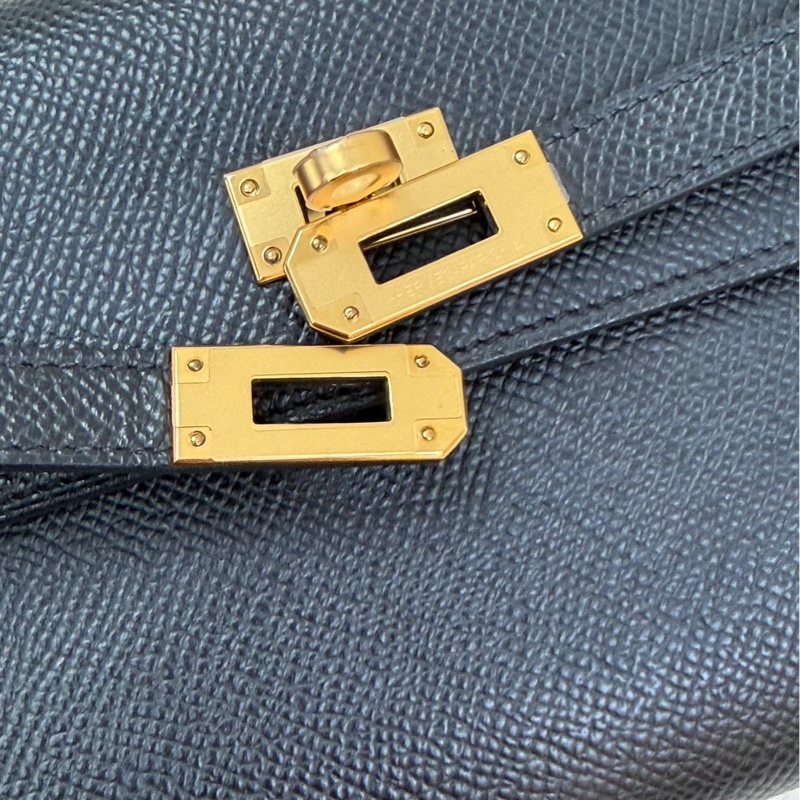 🌈Hermes🧡Kelly to go🧡黑色金扣🌟98新🌈Epsom皮🌟kellytogo🌟kelly🌟愛馬仕🌟-2