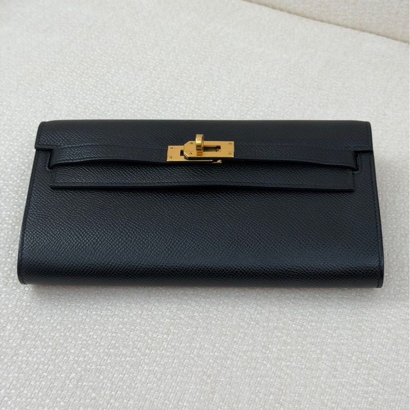 🌈Hermes🧡Kelly to go🧡黑色金扣🌟98新🌈Epsom皮🌟kellytogo🌟kelly🌟愛馬仕🌟-4