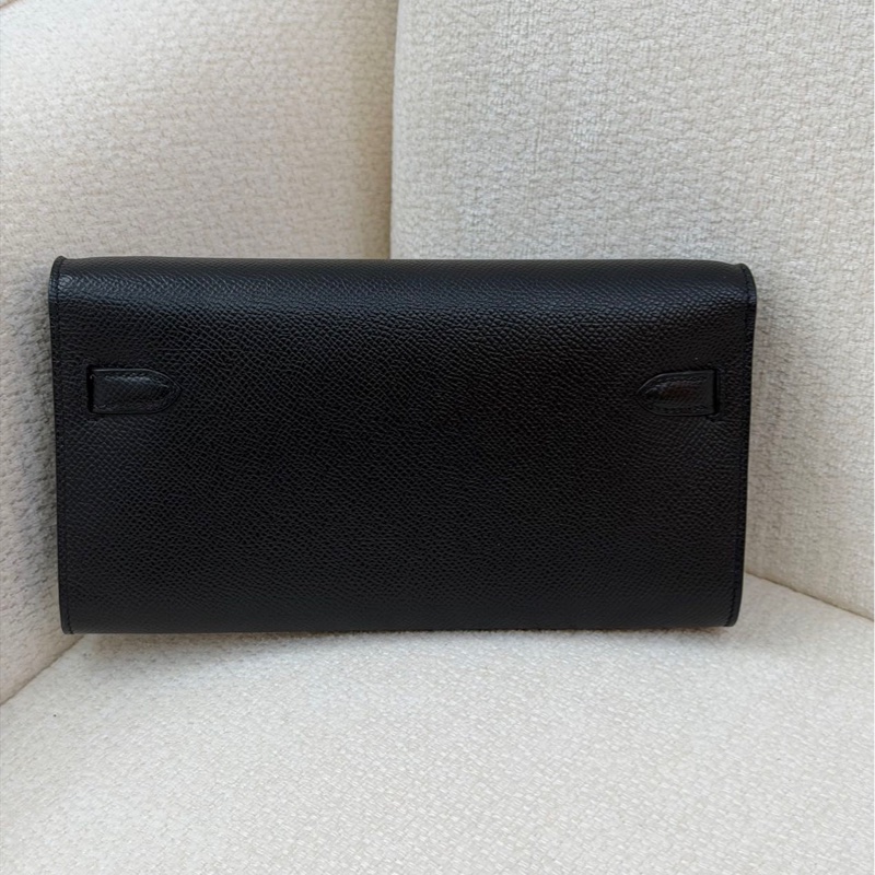 🌈Hermes🧡Kelly to go🧡黑色金扣🌟98新🌈Epsom皮🌟kellytogo🌟kelly🌟愛馬仕🌟-5