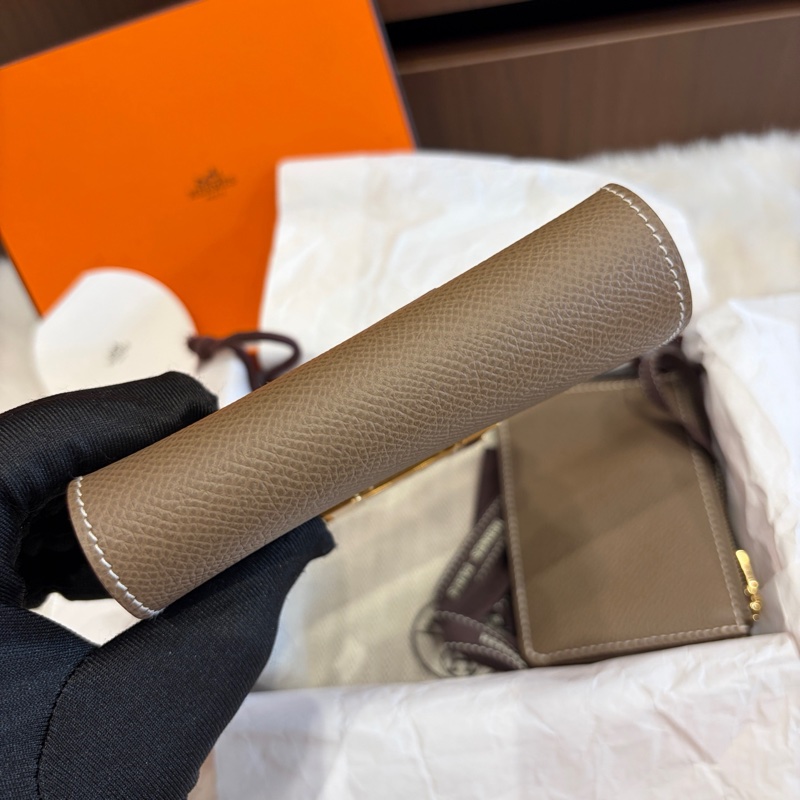 🌈Hermes🧡Constance Slim🧡大象灰金扣🧡未使用閑置🌈Epsom皮🌟有盒🧡有貼膜🌟constanceslim🌟Constance🌟hermeswallet🌟愛馬仕🌟-3