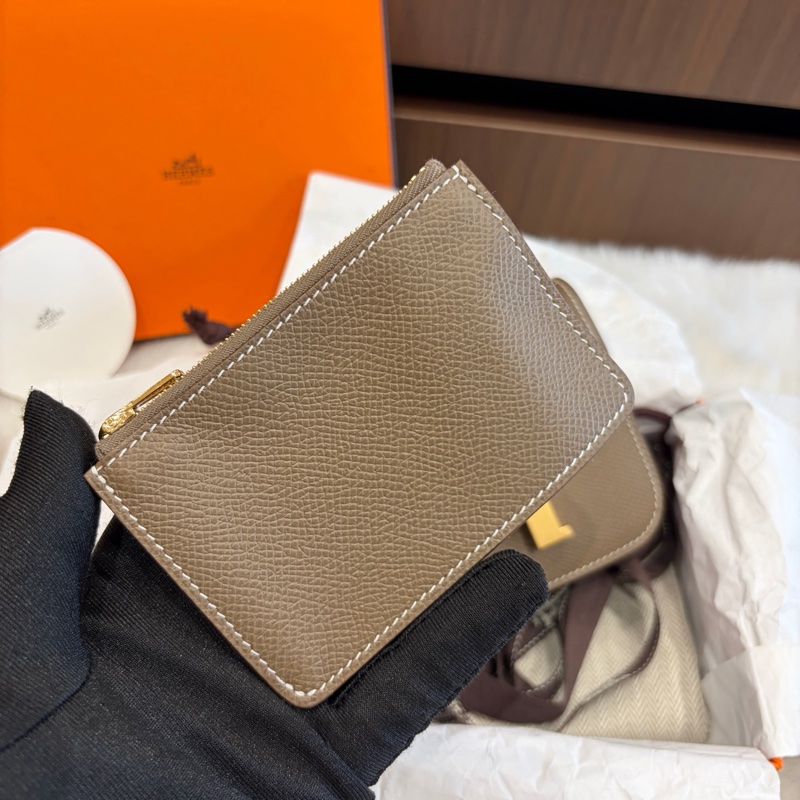 🌈Hermes🧡Constance Slim🧡大象灰金扣🧡未使用閑置🌈Epsom皮🌟有盒🧡有貼膜🌟constanceslim🌟Constance🌟hermeswallet🌟愛馬仕🌟-7